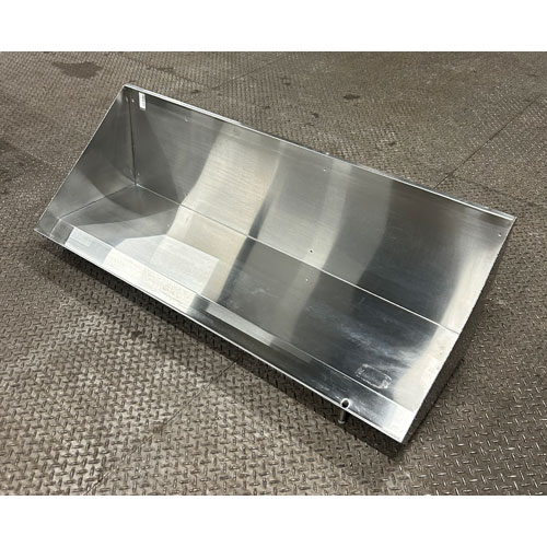 【中古】水切り棚 BGなし 幅1200×奥ぶかさ400×高さ400 【貨物輸送無料】【お役目用】【飲食店 バス発着場 勝手もと設備 平棚 上棚 お役目用平棚 お役目用上棚】