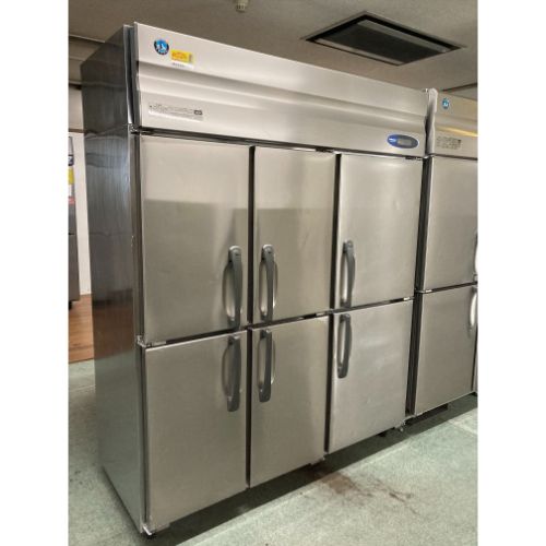 【実業界最長1年引き請ける】【中古】縦型電気冷蔵庫 ホシザキ HR-150ZT-6D 幅1500×奥ふかさ650×高さ1890 【貨物輸送無料】【お役目用】【飲食店 バス発着場 勝手もと装置 電気冷蔵庫 お役目用電気冷蔵庫】