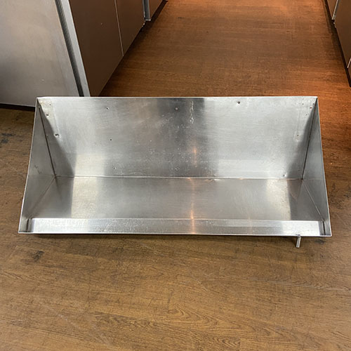 【中古】水切り棚 幅1200×奥行410×高さ410 【送料無料】【業務用】【飲食店 店舗 厨房機器 平棚 上棚 業務用平棚 業務用上棚】|業務用厨房のテンポス