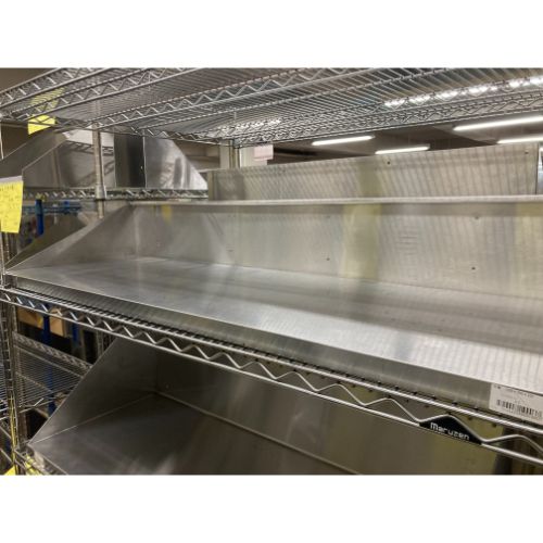 【中古】平棚 幅1200×奥ぶかさ400×高さ200 【貨物輸送無料】【お役目用】【飲食店 バス発着場 勝手もと設備 平棚 上棚 お役目用平棚 お役目用上棚】
