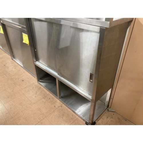 【中古】吊戸棚 下棚付き 幅1200×奥行400×高さ1150 【送料無料】【業務用】【飲食店 店舗 厨房機器 吊戸棚 業務用吊戸棚】