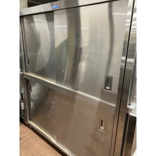 【中古】食器棚(両面扉) 幅1500×奥ふかさ600×高さ1800 【貨物輸送無料】【御役目用】【飲食店 バス発着場 御厨子所計器 食器棚 御役目用食器棚】
