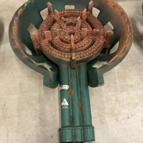 【中古】鋳物コンロ タチバナ製作所 TS-330 幅445×奥行670×高さ160 都市ガス 【送料無料】【業務用】【飲食店 店舗 厨房機器 鋳物コンロ 業務用鋳物コンロ】