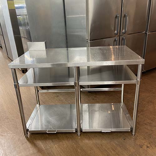 【中古】炊飯台 幅1200×奥ふかさ650×高さ850 【貨物輸送無料】【御役目用】【飲食店 バス発着場 勝手もと装具 御役目台 御役目用御役目台】