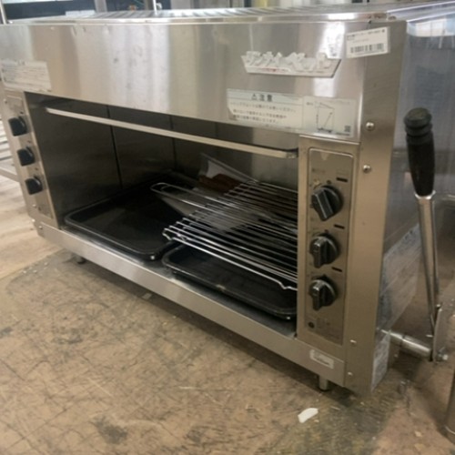 【中古】赤外線グリラー リンナイ(Rinnai) RGP-46SV 幅970×奥行400×高さ530 都市ガス 【送料無料】【業務用】【飲食店 店舗 厨房機器 グリラー 焼物器 業務用グリラー 業務用焼物器】|業務用厨房のテンポス