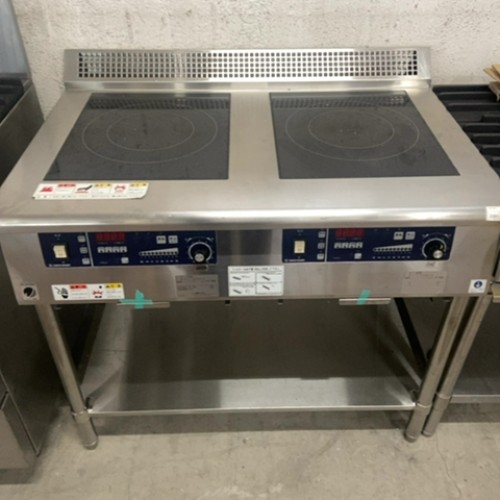 【中古】IH調理器 ニチワ電機 MIR-1055SA-N 幅900×奥行600×高さ800 三相200V 【送料無料】【業務用】【飲食店 店舗 厨房機器 卓上IHコンロ 業務用卓上IHコンロ】