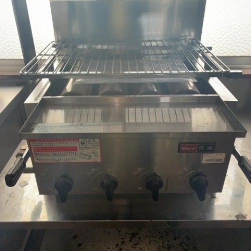 【中古】赤外線グリラー リンナイ(Rinnai) RGA-404C 幅600×奥行600×高さ500 都市ガス 【送料無料】【業務用】