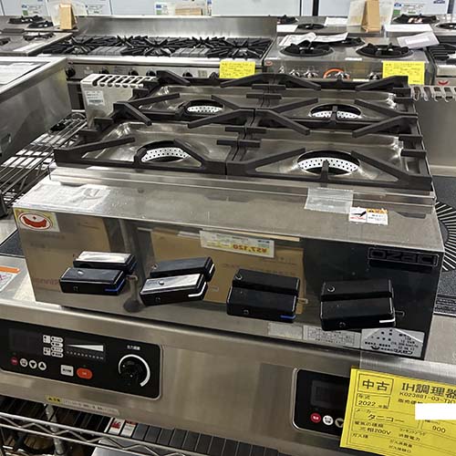 【業界最長1年保証】【中古】卓上ガスコンロ 大和冷機 MOZK4 幅490×奥行550×高さ175 都市ガス 【送料無料】【業務用】【飲食店 店舗 厨房機器 卓上ガスコンロ 業務用卓上ガスコンロ】