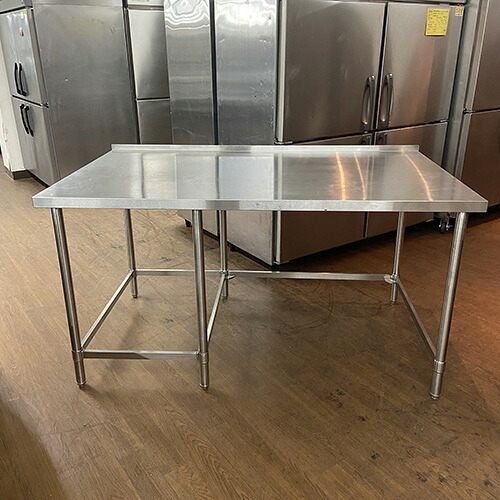 【中古】御役目台 BGあり 幅1600×奥ぶかさ920×高さ830 【貨物輸送無料】【お役目用】【飲食店 バス発着場 勝手もと設備 御役目台 お役目用御役目台】