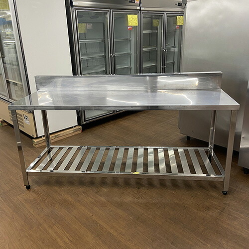 【中古】御役目台 BGあり 東製造所(アズマ) 幅1800×奥ぶかさ600×高さ800 【貨物輸送無料】【お役目用】【飲食店 バス発着場 勝手もと設備 御役目台 お役目用御役目台】