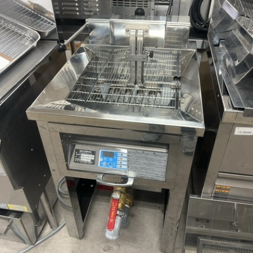 【中古】ウォーターフライヤー 21L ウォーターフライヤー RE40/6 幅480×奥ぶかさ600×高さ800 三相200V 【貨物輸送無料】【お勤め用】【飲食店 バス発着場 勝手もと機材 フライヤー お勤め用フライヤー】 業務用フライヤー-業務用厨房機器