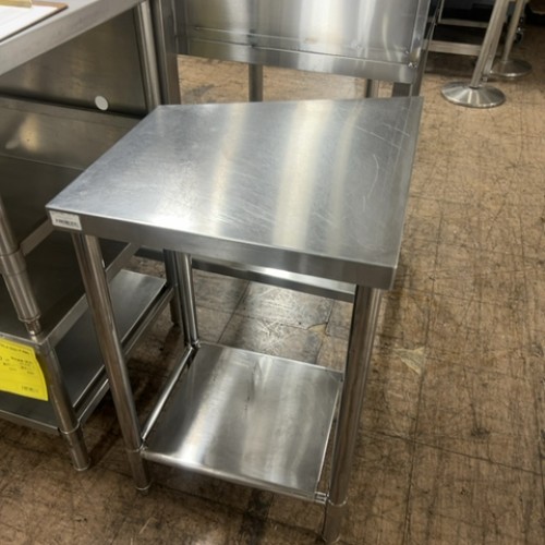 【中古】特注変形作業台 BGなし 幅500×奥行600×高さ800 【送料無料】【業務用】【飲食店 店舗 厨房機器 作業台 業務用作業台】