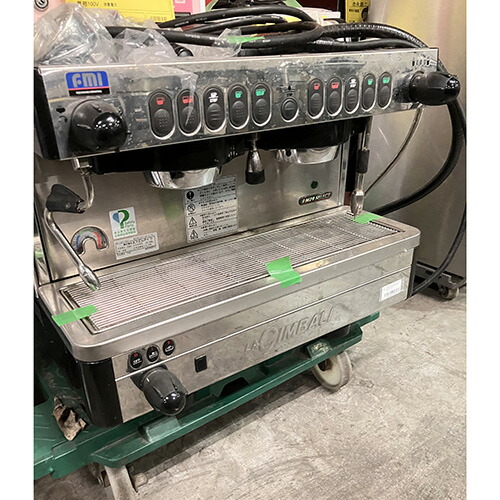 【中古】ラ・チンバリ エスプレッソ器械 FMI(エフエムアイ) M29SELECT-DT/2 幅570×奥ふかさ570×高さ480 【貨物輸送無料】【御勤め用】【飲食店 バス発着場 勝手もと備品 珈琲器械 御勤め用珈琲器械】