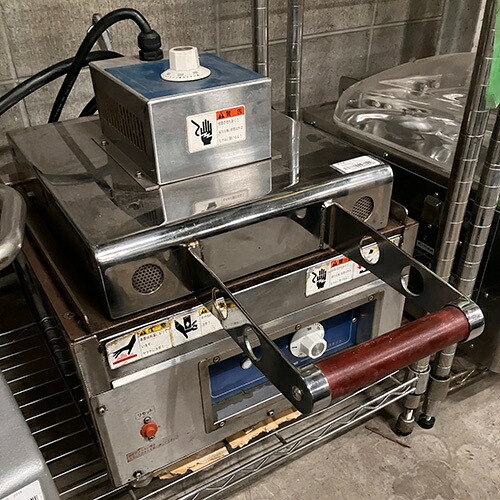 【中古】いか焼き機 ニチワ電機 NIK-400 幅420×奥行420×高さ420 三相200V 【送料無料】【業務用】【飲食店 店舗 厨房機器 特殊焼物器 業務用特殊焼物器】