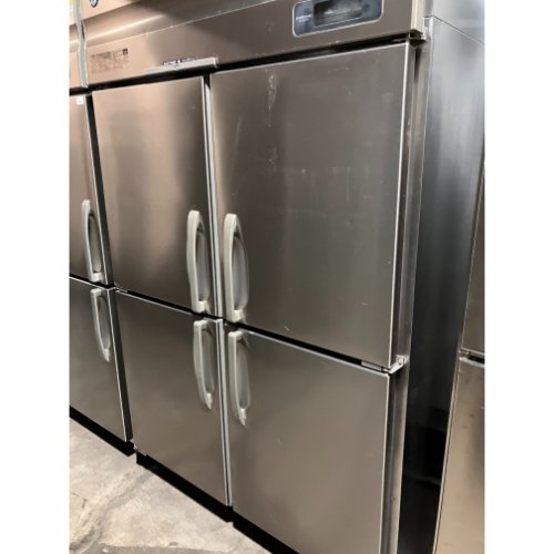 【中古】縦型冷凍器 ホシザキ HF-120AT3-ML 幅1200×奥ふかさ650×高さ1950 三相200V 【貨物輸送無料】【御役目用】【飲食店 バス発着場 勝手もと装具 冷凍器 御役目用冷凍器】