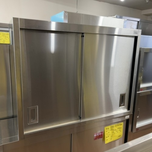 【中古】吊押し入れ 幅1000×奥ふかさ350×高さ750 【貨物輸送無料】【御勤め用】【飲食店 バス発着場 勝手もと備品 吊押し入れ 御勤め用吊押し入れ】