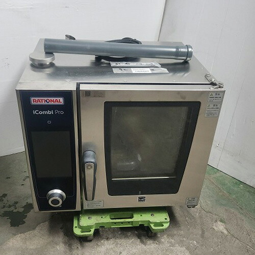 【実業家最長1年引きうける】【中古】スチームコンベクションオーブン i6段2/3 ラショナル iCombiProLM100AE 幅655×奥ふかさ621×高さ567 三相200V 【貨物輸送無料】【御勤め用】【飲食店 バス発着場 勝手もと備品 オーヴン 御勤め用オーヴン】