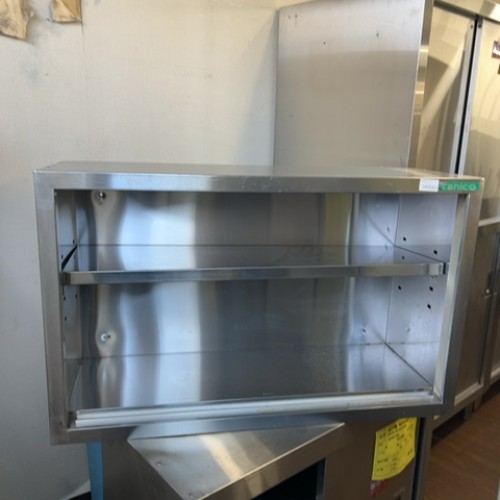 【中古】吊収納家具 (扉なし) タニコー 幅980×奥ぶかさ350×高さ600 【貨物輸送無料】【お役目用】【飲食店 バス発着場 勝手もと設備 吊収納家具 お役目用吊収納家具】