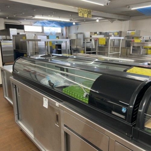 【中古】冷蔵ネタ容れもの ホシザキ HNC-180-R-B 幅1800×奥ふかさ345×高さ270 【貨物輸送無料】【お役目用】【飲食店 バス発着場 勝手もと装置 ネタ容れもの お役目用ネタ容れもの】