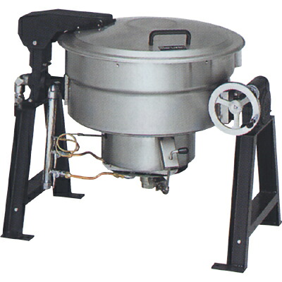 ガス回転釜 【マルゼン】 36L クラッド製 釜底排水付 MKGS-CH036 幅1155×奥行762×高さ780mm 【送料別途見積】【プロ用】|業務用厨房のテンポス