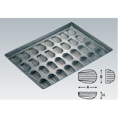 プロアスター 貝型天板 32面/業務用/新品/小物送料対象商品｜業務用厨房のテンポス