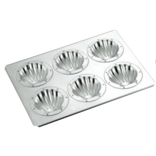 シリコン加工 ほたて貝型天板 6ヶ付/業務用/新品/小物送料対象商品