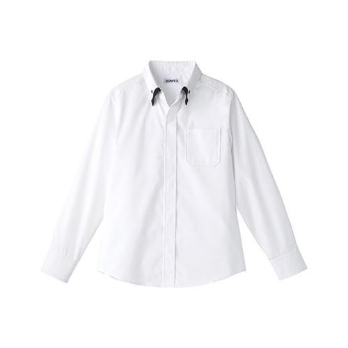 男女兼用シャツ長袖ホワイト ET-1311 /業務用/新品/小物送料対象商品