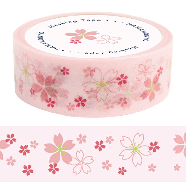 楽天市場】マスキングテープ 5巻セット マステ 桜 10mm×3m×5巻 桜