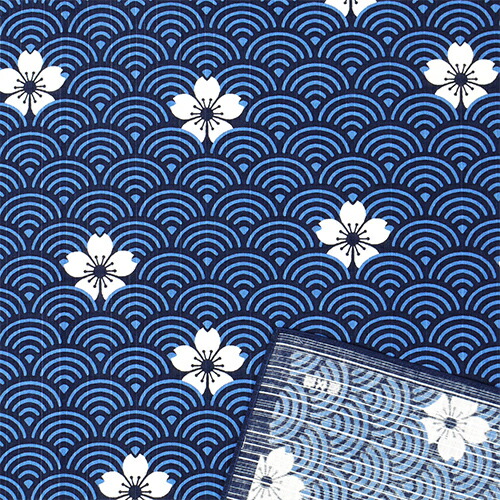 楽天市場 濱文様 中布 桜青海波 公式 濱文様 楽天市場店