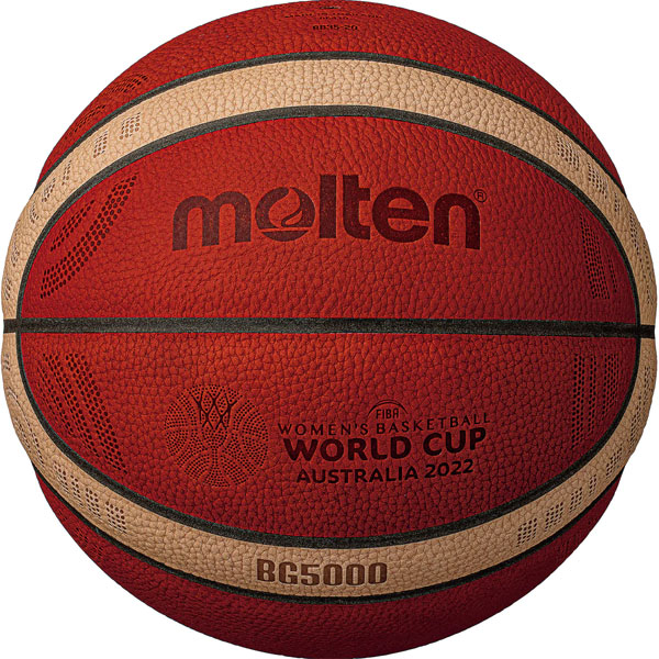 名入れ対応 モルテン バスケットボール Bg5000 国際公認球 6号球 Fiba女子ワールドカップ22公式試合球 B6g5000 W2a