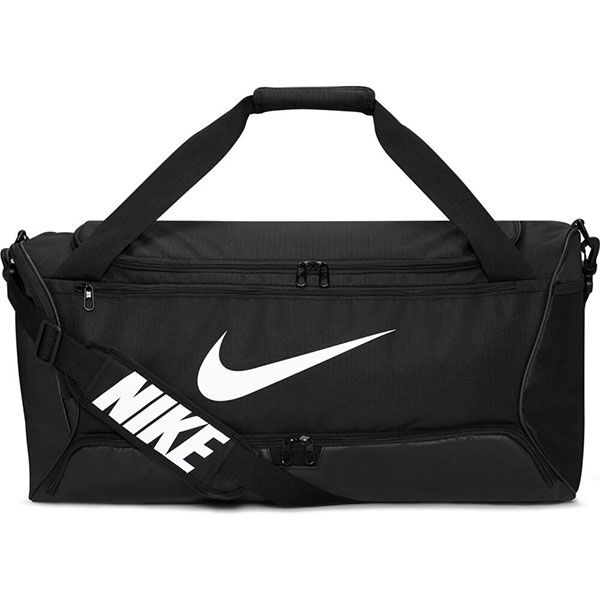 名入れ刺繍OK!　ナイキ スポーツバッグ ダッフルバッグ　ボストンバッグ　ブラジリア　Ｍ　ダッフル　９．５　６０Ｌ ブラック　DH7710-010