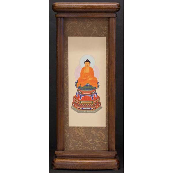 【200円クーポン配布 7/19～26】スタンド型掛軸 御本尊　［臨済宗妙心寺派用］ （小サイズ）　●お仏壇・仏具の浜屋｜お仏壇　お仏具の浜屋