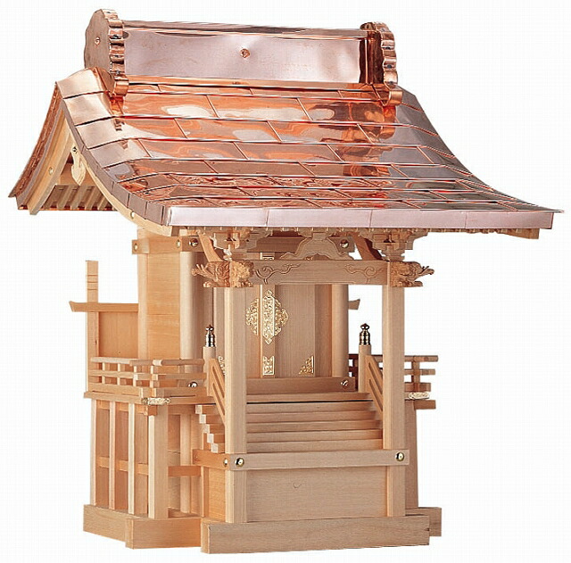 完璧 八幡宮 ８寸 木曽ひのき 外祭用祠 横巾64cm お仏壇 仏具の浜屋