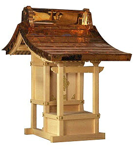 【200円引き換え証散り散り 6/4～11】ほこら宮 尺２寸（木曽ひのき）外祭用祠  横巾93珊  【外宮】 ●お仏壇 仏具の浜屋