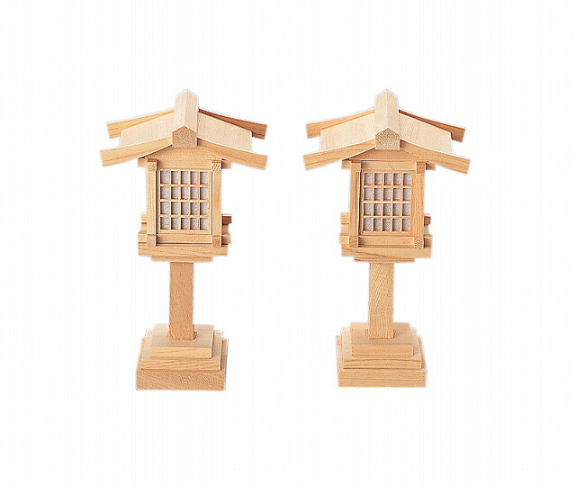 春日燈籠６寸コード式（木曽ひのき） 【神具】 ●お仏壇・仏具の浜屋