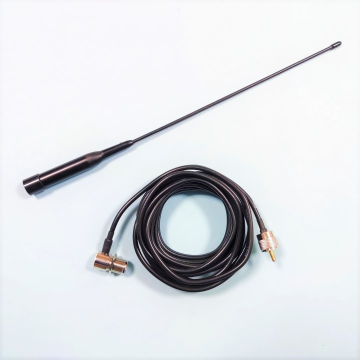 144/430MHz ノンラジアル アンテナ 55cm 基台 ケーブル セット 144/430MHz ノンラジアル アンテナ 55cm 基台 ケーブル セット