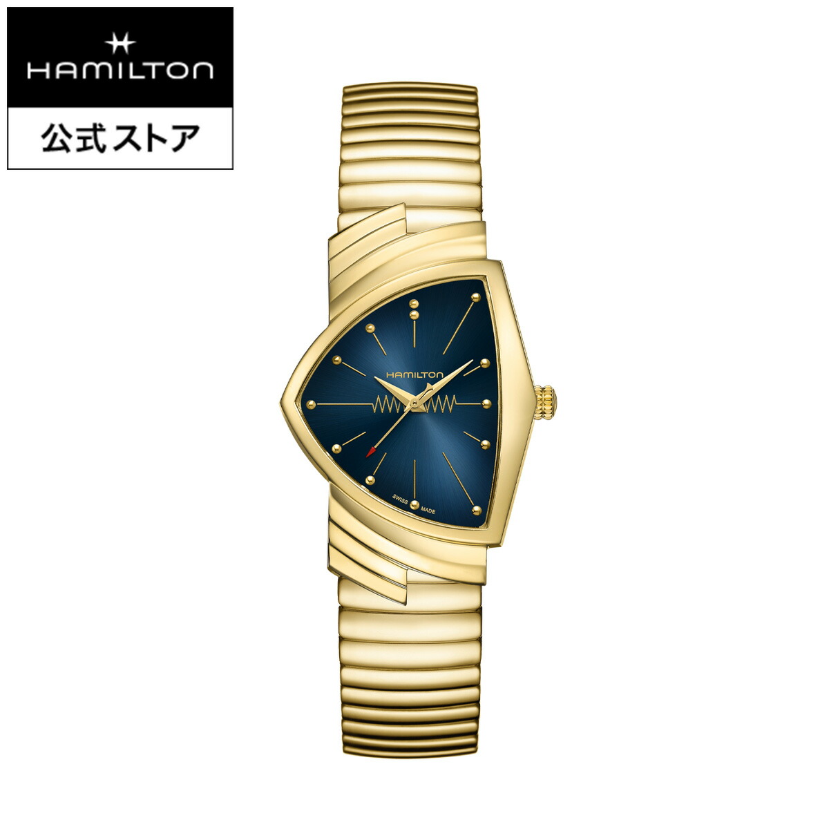 【楽天市場】ハミルトン 公式 腕時計 HAMILTON Ventura ベンチュラ クオーツ クォーツ 32.30MM ステンレススチールブレス  ブラック × イエローゴールド H24301131 メンズ腕時計 男性 正規品 ブランド : ハミルトン公式オンラインストア