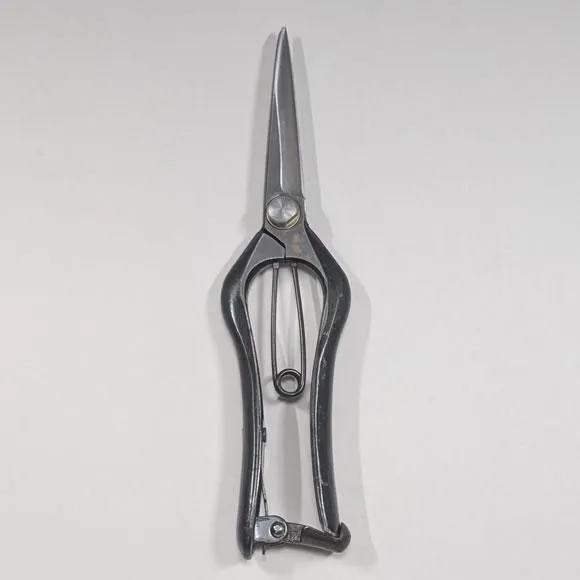 【送料無料】 【兼進作】手打ち製　片刃芽切鋏　200mm 金止式　No.95F◆新商品　盆栽　はさみ　芽切り　小枝切　盆栽◆