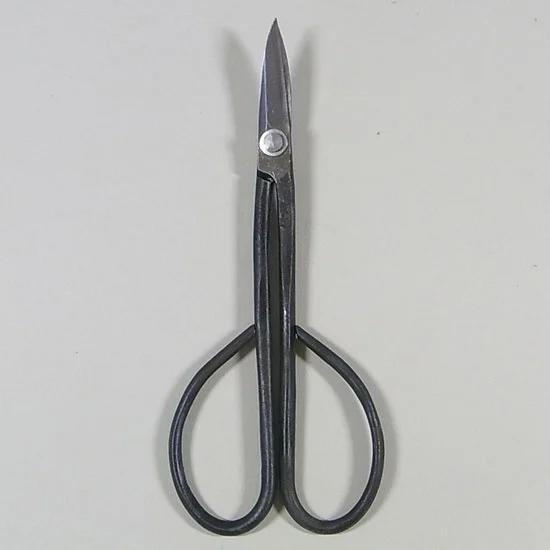 【兼進作】反り刃　芽摘み鋏　 全長180mm　NO.29A（右利き用）／NO.29B（左利き用）◆　盆栽　はさみ　盆栽道具　お手入れ　芽摘　園芸　刃物市場◆