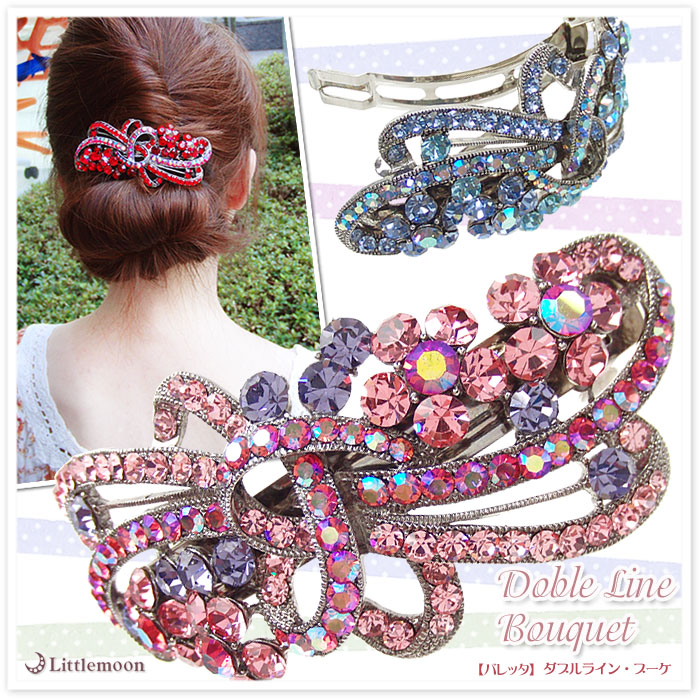 Littlemoon Japanese Hair Accessories Double Line Bouquet