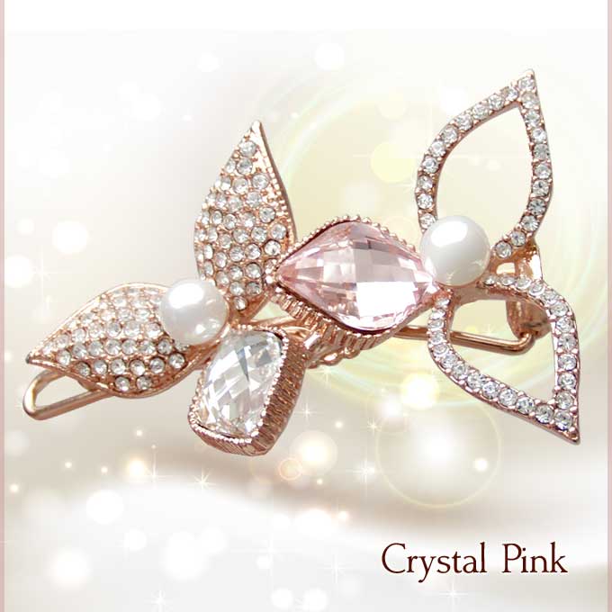 楽天市場 送料無料 Sugar Moon パッチン留め リオナ 結婚式 パーティ キラキラ ジルコニア クリスタル ピンクゴールド パール シュガームーン ヘッドアクセ ヘアアクセサリー 髪飾り リトルムーン ヘアアクセサリー