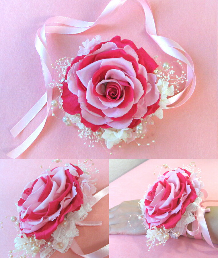 マーブルメ後尾の一覧胸花 渡り殆ど12 メリアコンポーネント10 プリザーブド花 華燭 リストレット 花束ジャンル プロム 宴会 Eastjob Pl