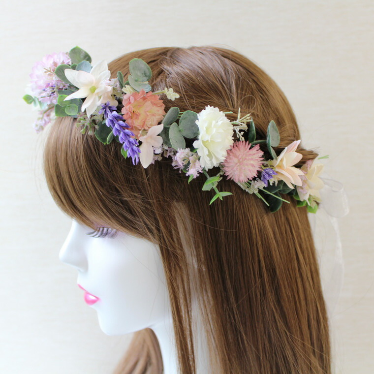 楽天市場】花冠 オーダーメイド花冠 アーティフィシャルフラワー【造花