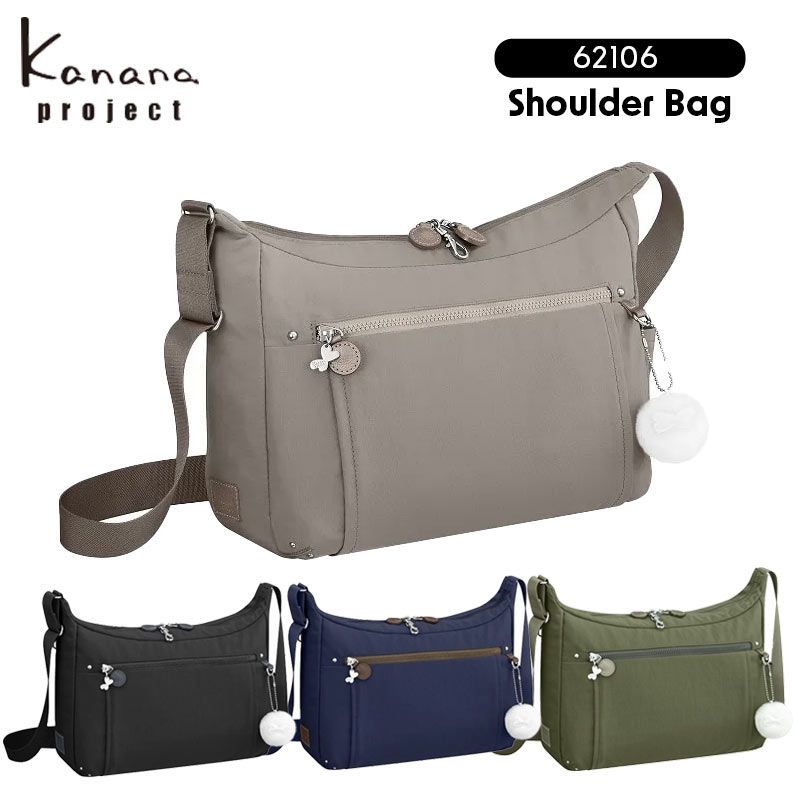 カナナプロジェクト kanana project PJ8-3rd ショルダーバッグ 62106 軽量 撥水 斜めがけバッグ フリーウェイ 旅行かばん エース 黒 ブラック ネイビー 緑 カーキ 母 妻 母の日 誕生日 敬老の日 ギフト プレゼント 可愛い かわいい 普段使い シンプル 街歩き ブランド正規品｜はなくら鞄～バッグ・財布専門店