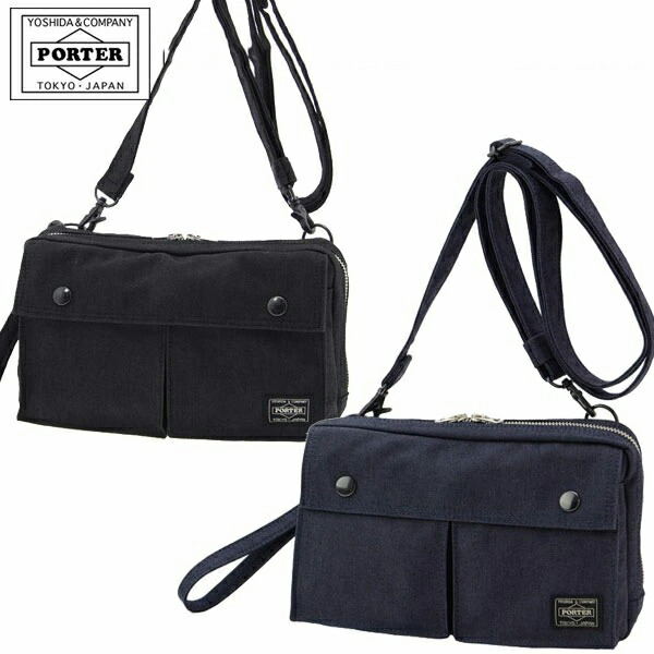 Yoshida Bag Porters Mho Key Porter Smoky Shoulder Second Clutch Men 592 06369 Small Size Stylish Present Giftwring Free Regular Article