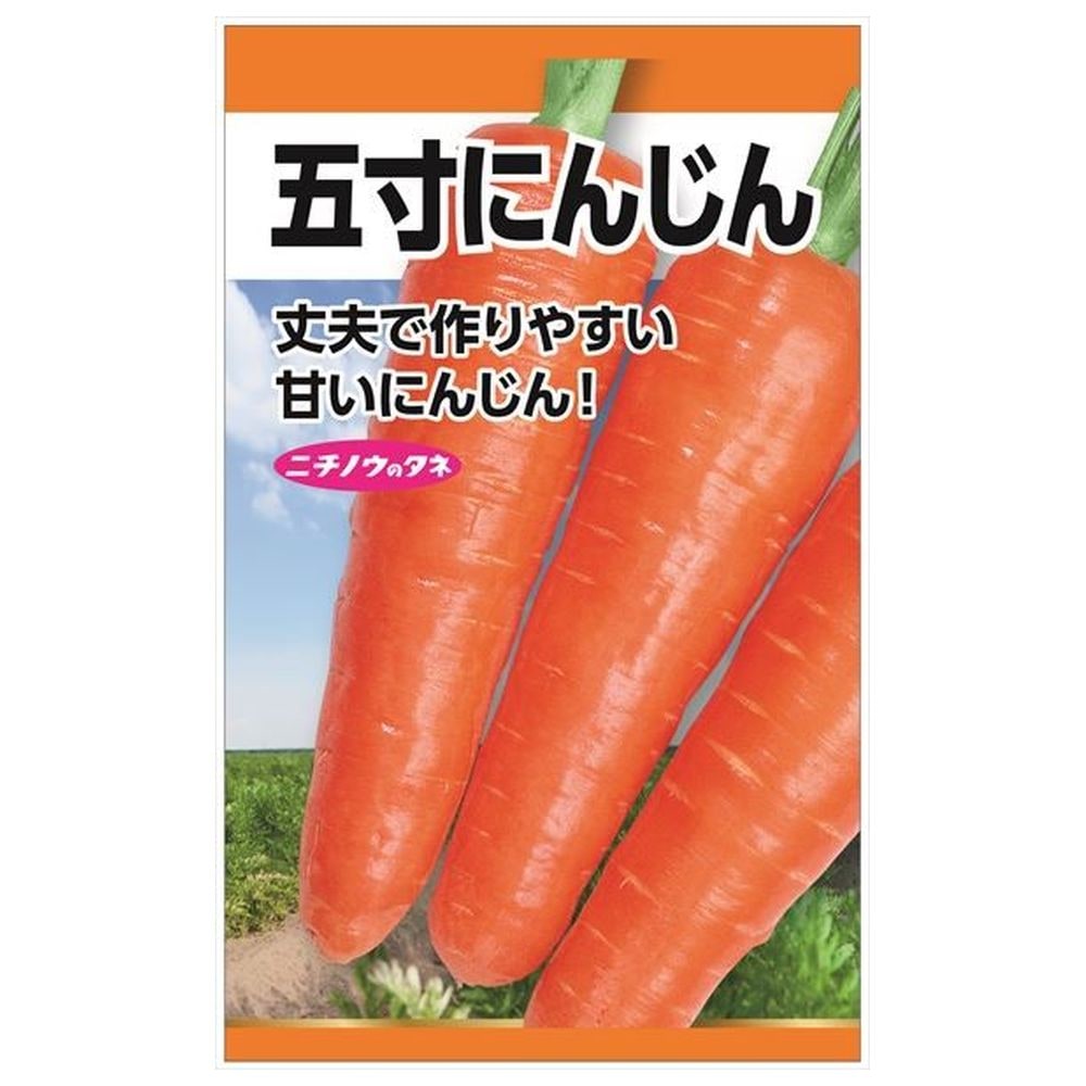 にんじん・じん 楽天市場】にんじん 【交配黒田五寸にんじん】 種・小袋 （6ml