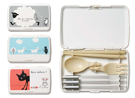 タッパーウェア　カトラリーセット SHOP偶然と必然の間 タッパーウェア トレイ＆カトラリーセット