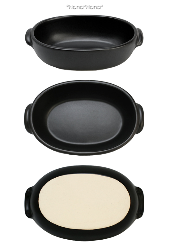 【楽天市場】【クーポン配布中】ブラックセラミック 深型オーバル グラタン皿 L18cm 日本製 // 楕円 買いまわり：おしゃれ食器