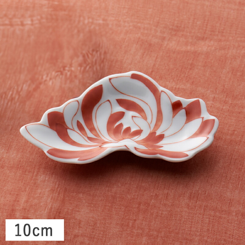 楽天市場】【クーポン配布中】赤絵 桜紋 桃型 豆皿 10cm 有田焼