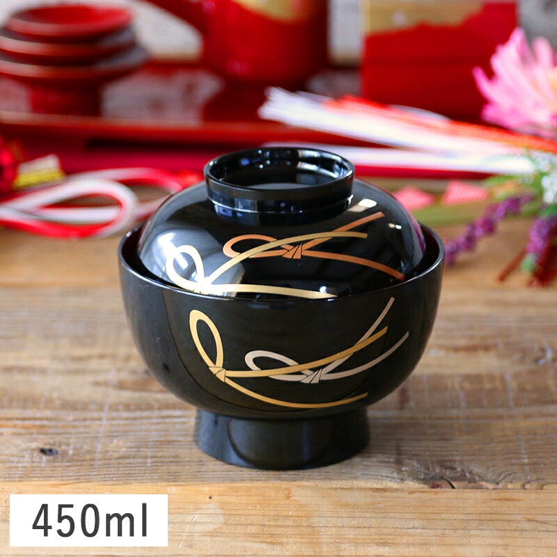 楽天市場】【クーポン配布中】光輪松 ふた付き 高台 雑煮椀 13.5cm (総